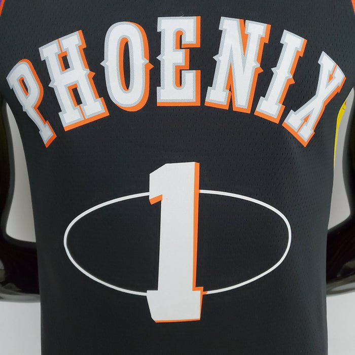 Camiseta de baloncesto de la NBA de los Phoenix Suns con el número 1 de Booker