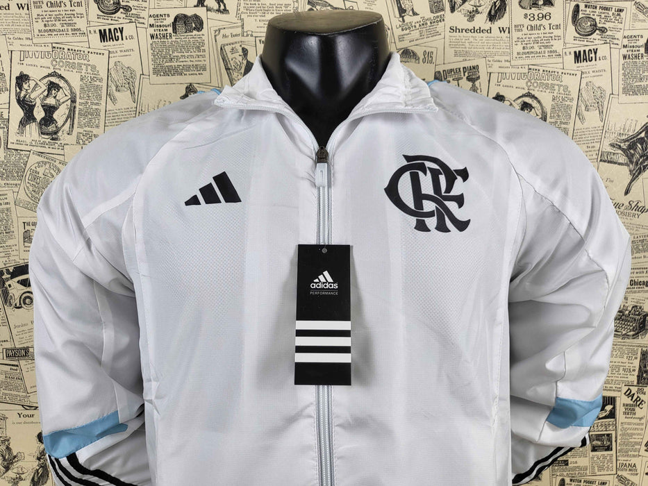 Veste coupe-vent blanche Flamengo 2024/25