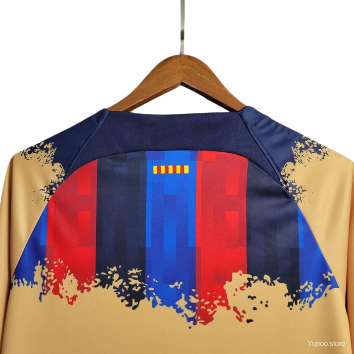 Barcelona Yellow Training kit 23-24 - Fan version