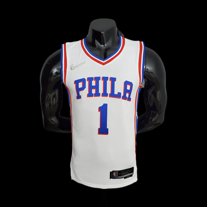 Camiseta de baloncesto de la NBA de los Philadelphia 76ers con el número 1 HARDEN