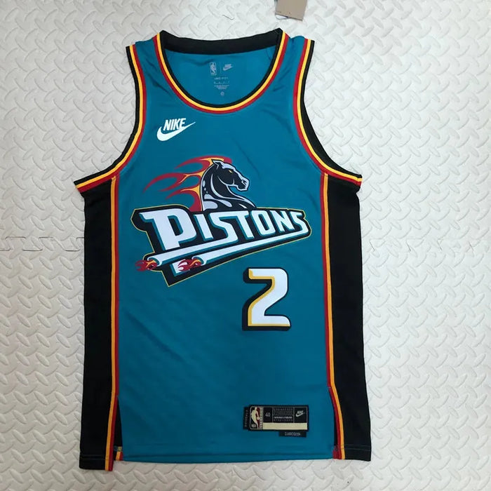 Camiseta de baloncesto de la NBA Detroit Pistons 2 CUNNINGHAM