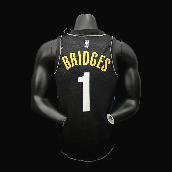 Camiseta de baloncesto de la NBA BRIDGES 1 de los Brooklyn Nets