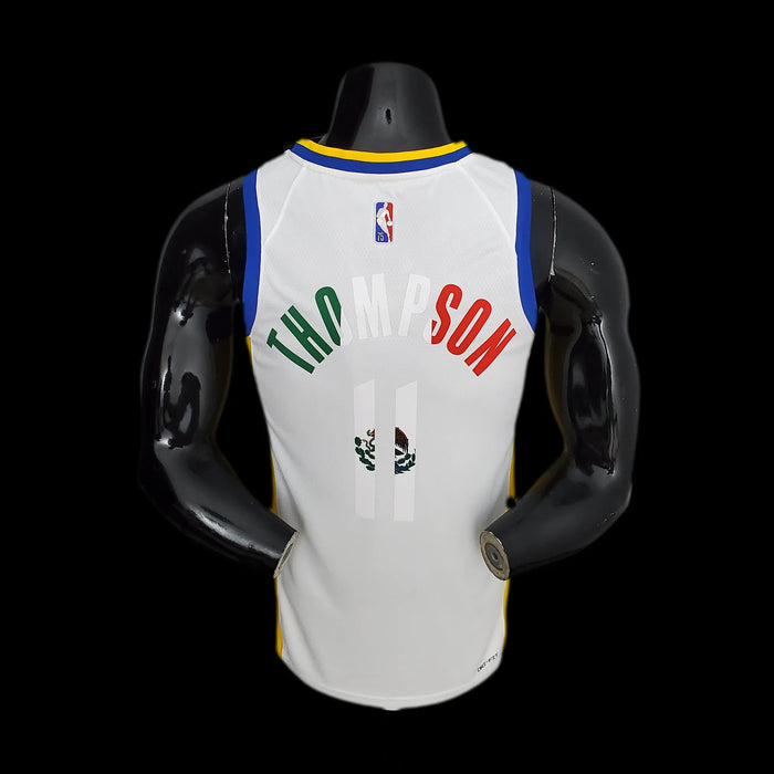 Camiseta de baloncesto de la NBA de 11 Thompson de los Golden State Warriors