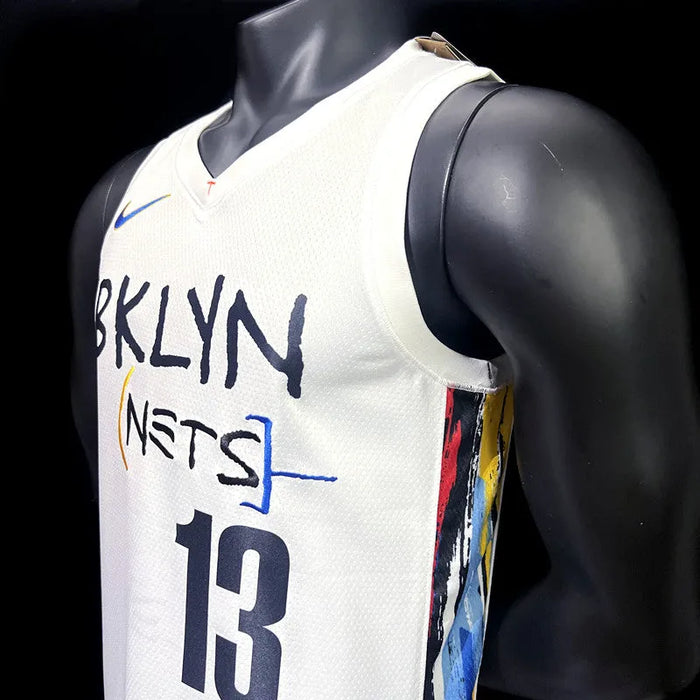 Camiseta de baloncesto de la NBA HARDEN 13 de los Brooklyn Nets