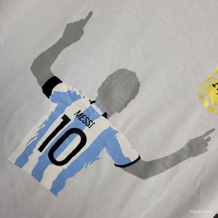 T-shirts blancs décontractés Argentine 2023