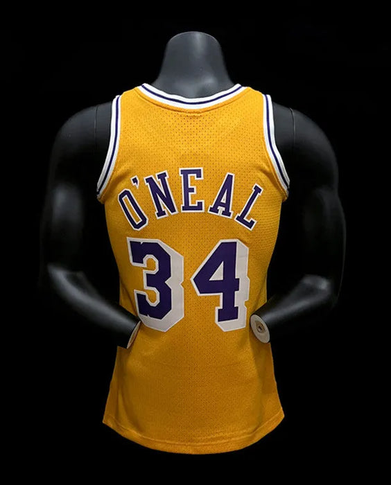 Camiseta de baloncesto de la NBA O'NEAL34 de Los Angeles Lakers