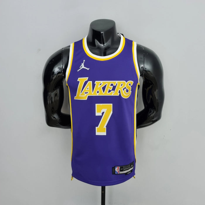 Camiseta de baloncesto de la NBA con el número 7 de Anthony de Los Ángeles Lakers