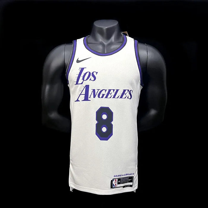 Camiseta de baloncesto de la NBA BRYANT8 de Los Angeles Lakers