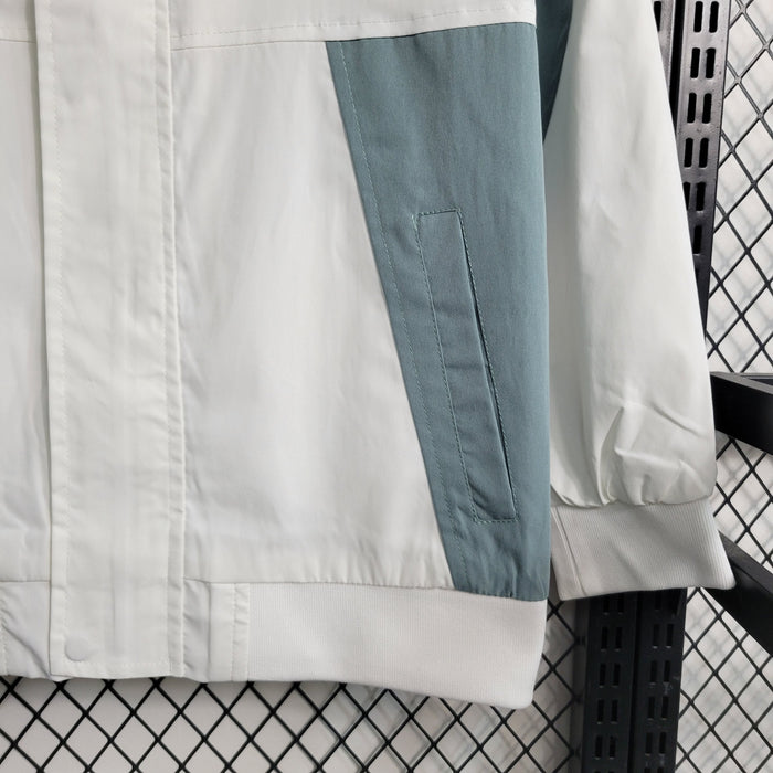 Jordan Gray and White Windbreaker Jacket 23/24