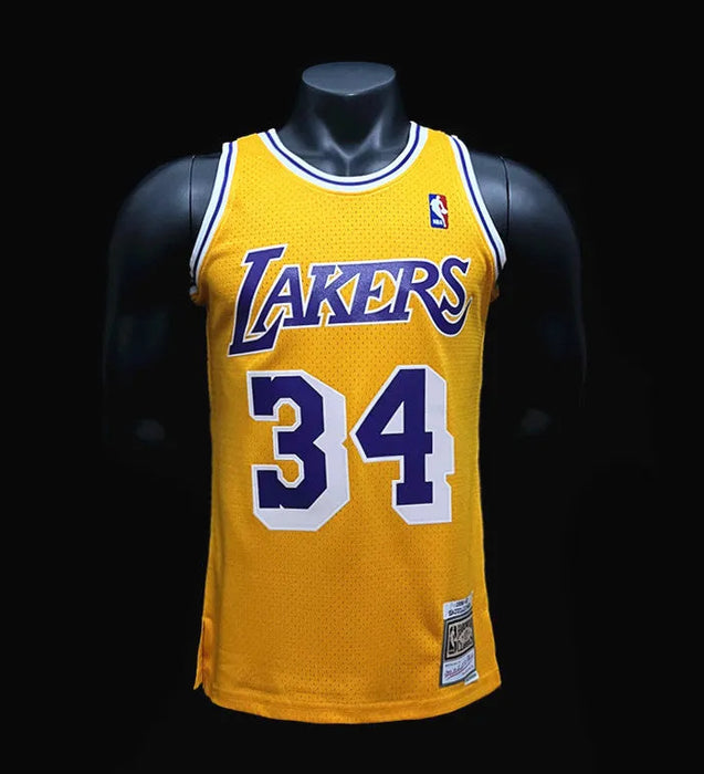 Camiseta de baloncesto de la NBA O'NEAL34 de Los Angeles Lakers