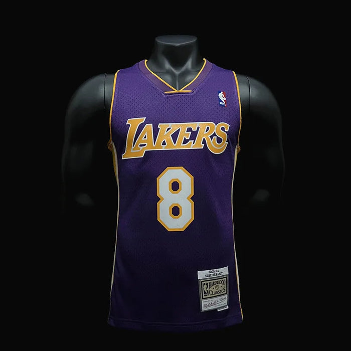 Camiseta de baloncesto de la NBA BRYANT 8 de Los Angeles Lakers