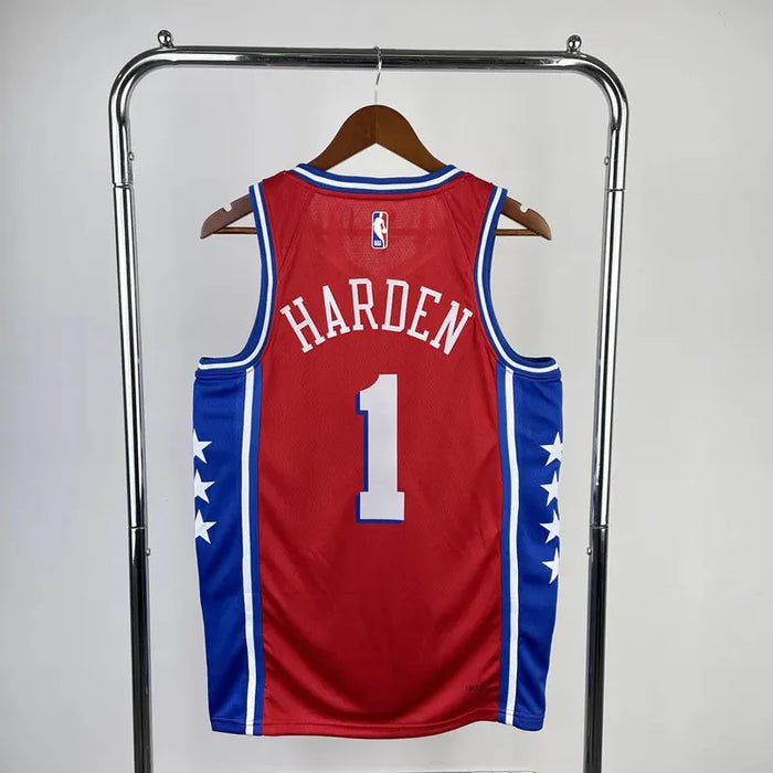 Camiseta de baloncesto de la NBA HARDEN 1 de los Philadelphia 76ers