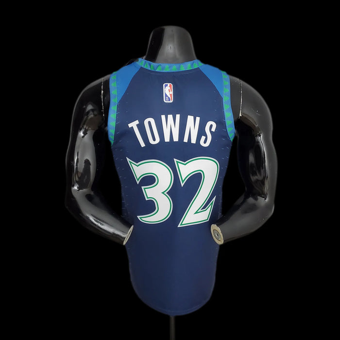 Camiseta de baloncesto de la NBA 32 TOWNS de Minnesota Timberwolves