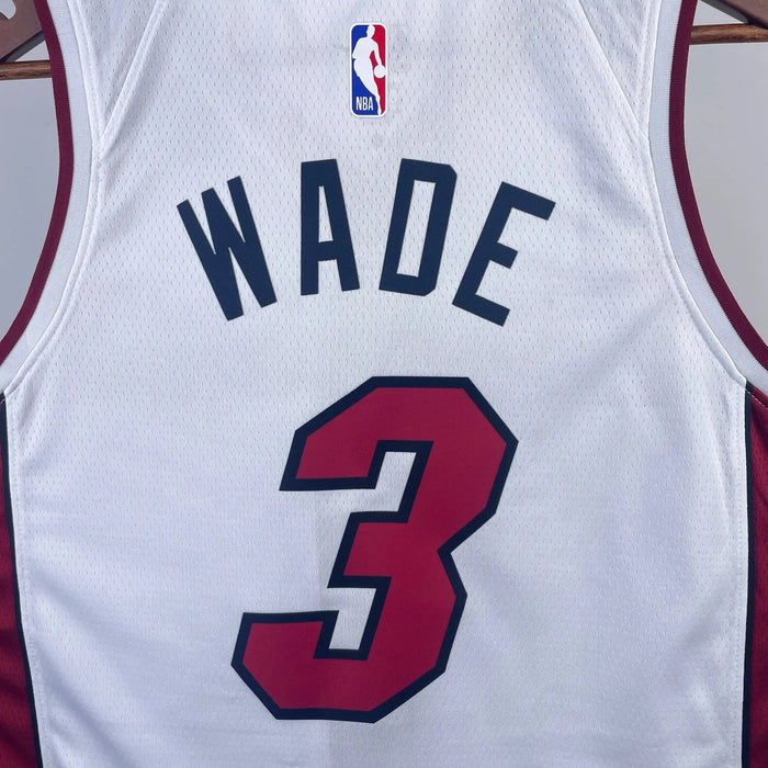 Camiseta de baloncesto de la NBA WADE de Miami Heat 3