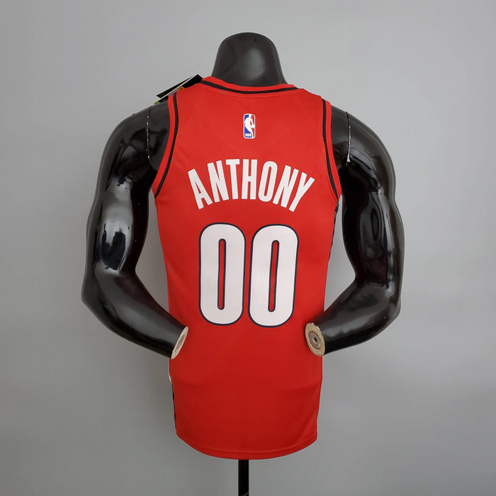 Camiseta de baloncesto de la NBA de los Portland Trail Blazers con el número 0 Anthony