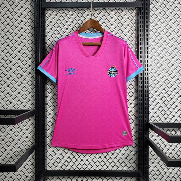 Maillot secondaire rose Grêmio 2023/24 pour femme