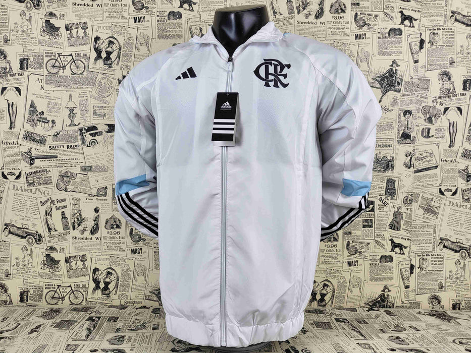 Flamengo White Windbreaker Jacket 2024/25