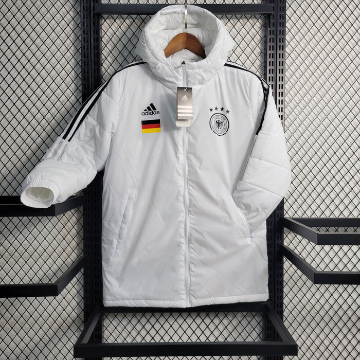 Doudoune Allemagne 23/24 Adidas - Blanc