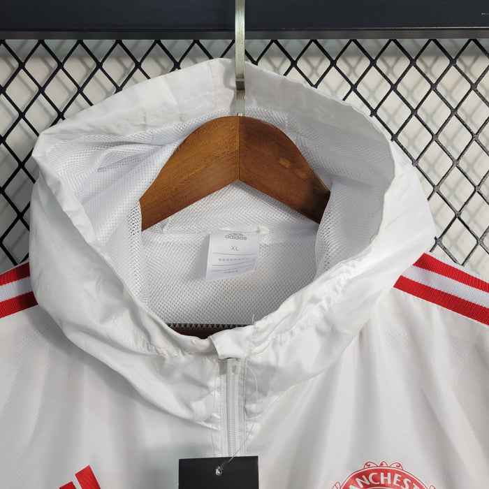 Veste coupe-vent Manchester United 23/24 - Blanc