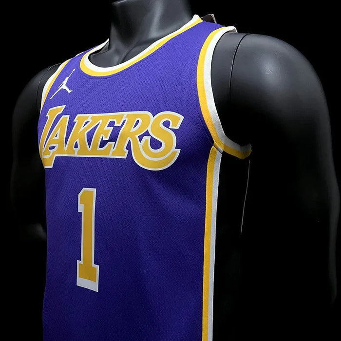 Camiseta de baloncesto de la NBA RUSSEL 1 de Los Angeles Lakers