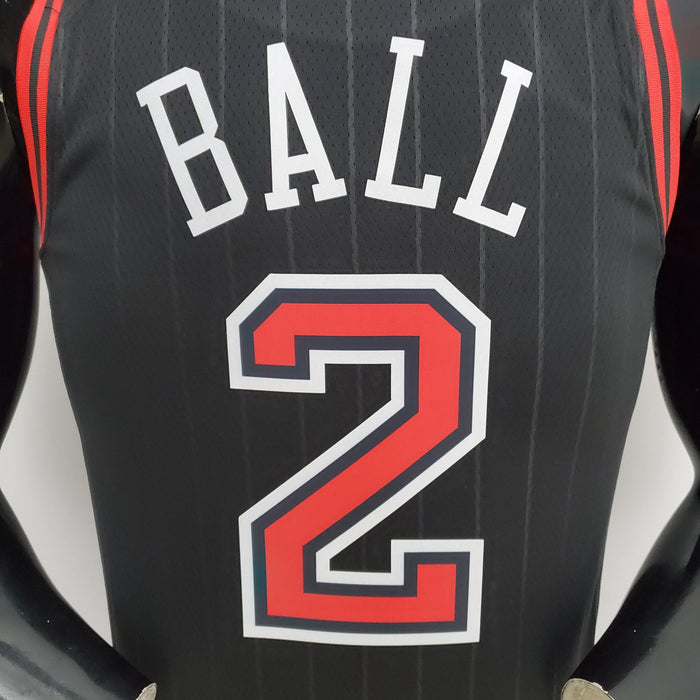 Camiseta de baloncesto de la NBA de 2 bolas de los Chicago Bulls