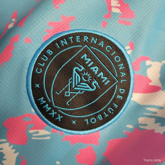 Maillot d'entraînement bleu Inter Miami 23-24 - Version supporter