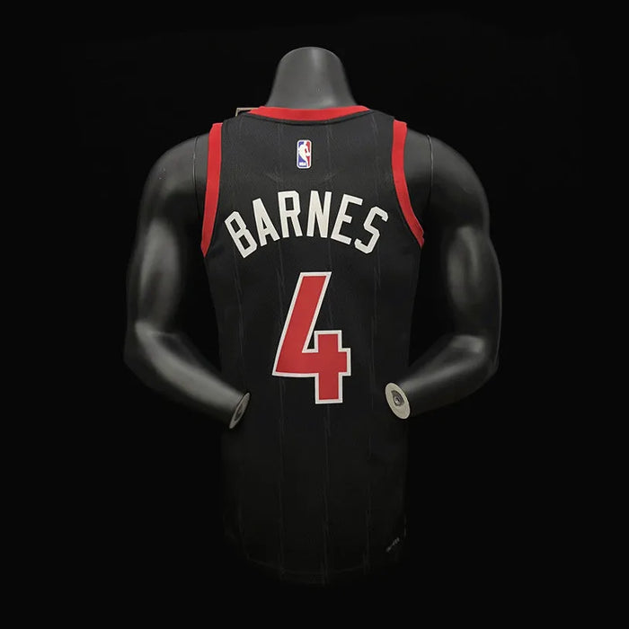 Camiseta de baloncesto de la NBA BARNES 4 de los Toronto Raptors