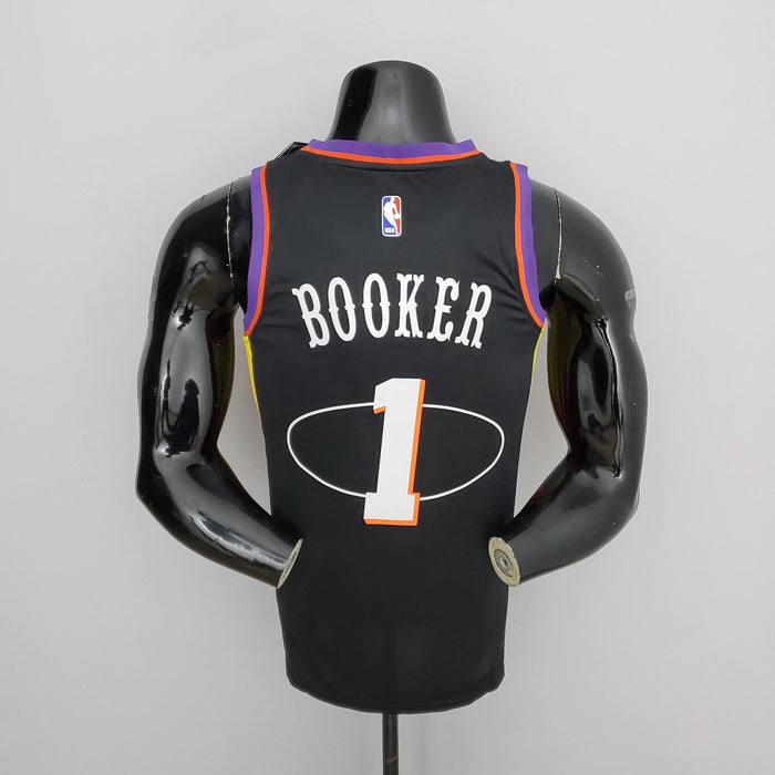 Camiseta de baloncesto de la NBA de los Phoenix Suns con el número 1 de Booker