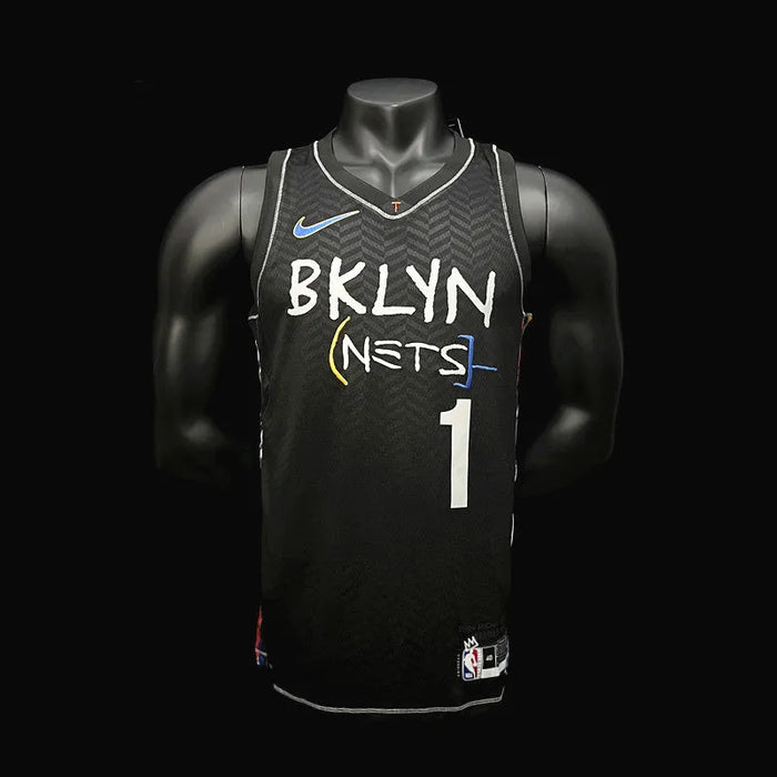 Camiseta de baloncesto de la NBA BRIDGES 1 de los Brooklyn Nets