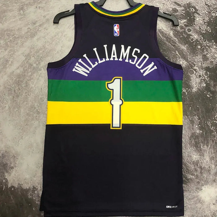 Camiseta de baloncesto de la NBA Pelicans New Orleans 1 WILLIAMSON