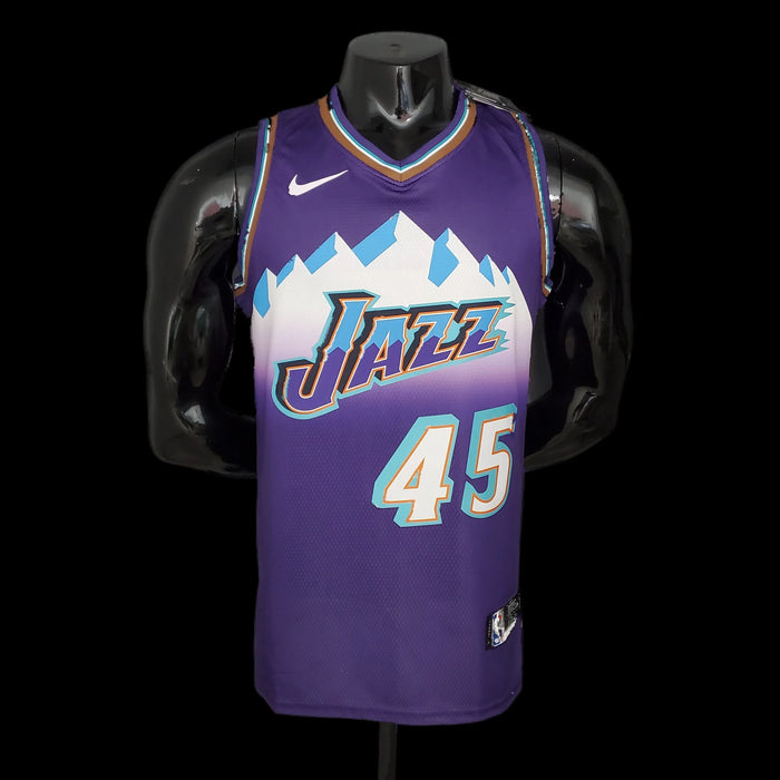 Camiseta de baloncesto de la NBA Utah Jazz 45 MITCHELL