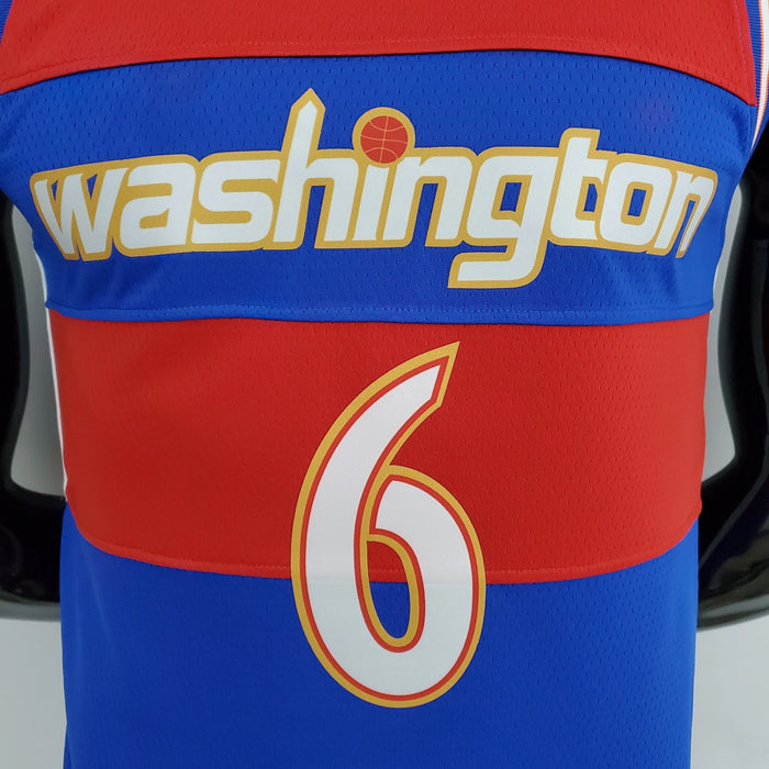 Camiseta de baloncesto de la NBA con el número 6 de Harrell de los Washington Wizards