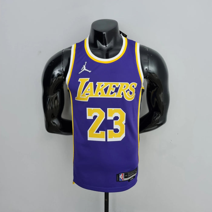 Camiseta de baloncesto de la NBA con el número 23 de James de Los Angeles Lakers