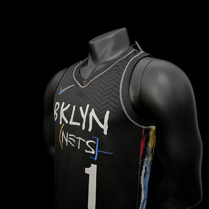 Camiseta de baloncesto de la NBA BRIDGES 1 de los Brooklyn Nets