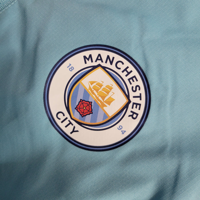 Manchester City Windbreaker Jacket 23/24 - Blue and White