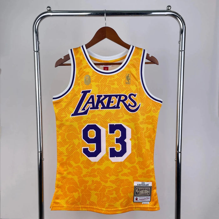 Maillot de basket NBA BAPE Los Angeles Lakers 93