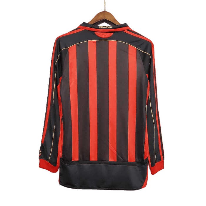 AC Milan Retro 06/07 Long Sleeve Home - JERSEY4ALL