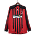 AC Milan Retro 2007/08 Long Sleeve Home - JERSEY4ALL