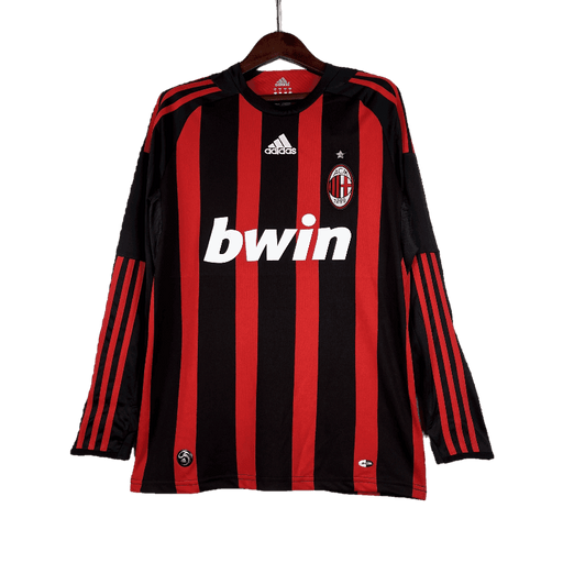 AC Milan Retro 2008/09 Long Sleeve Home - JERSEY4ALL