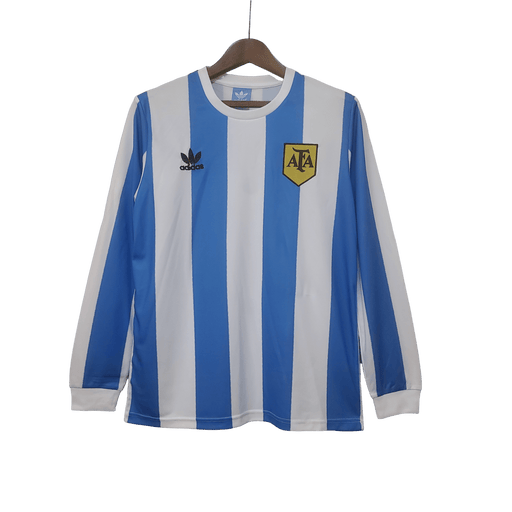 Argentin Retro 1978 Long Sleeve Home - JERSEY4ALL