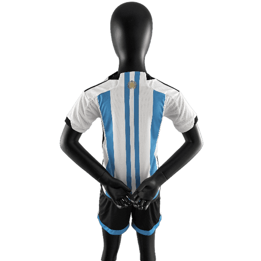 Argentina 2022 Kids World Cup Home - JERSEY4ALL