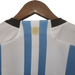 Argentina Retro 2022 Long Sleeve Home - JERSEY4ALL