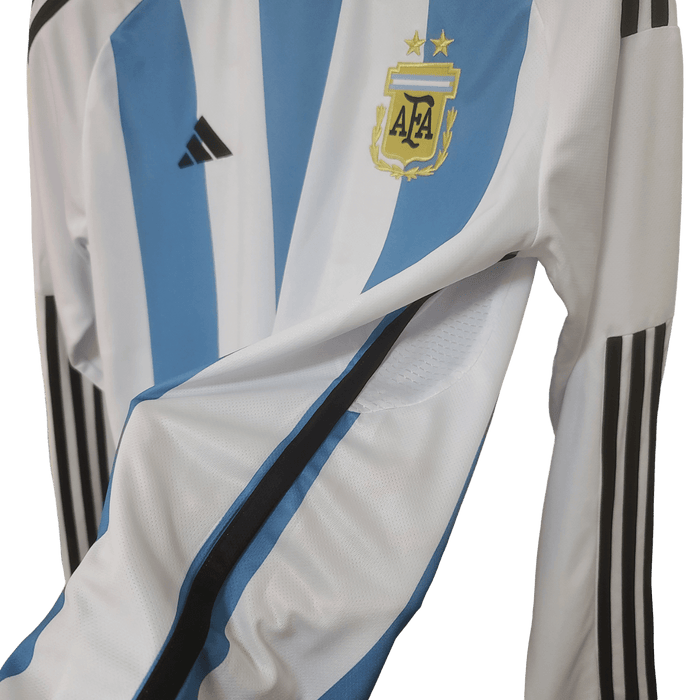 Argentina Retro 2022 Long Sleeve Home - JERSEY4ALL