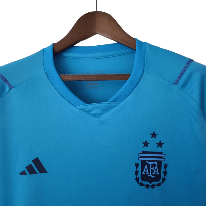 Argentina Retro 2022 Training Jersey Blue - JERSEY4ALL