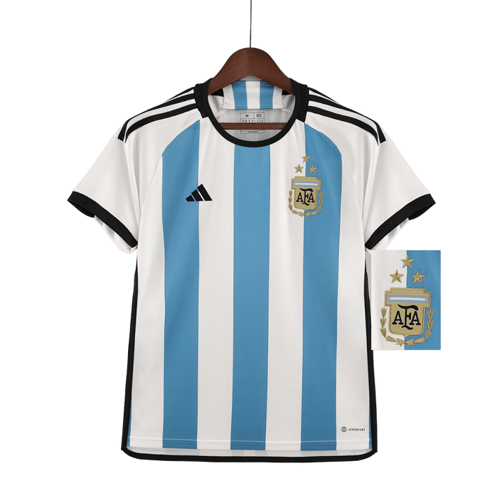 Argentina Retro 2022 World Cup champion 3-star player version - JERSEY4ALL