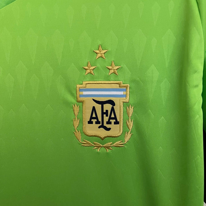 Argentina Retro 2023 3 Star Goalkeeper Green - JERSEY4ALL