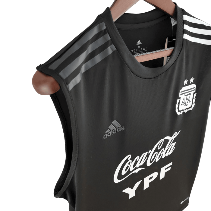 Argentina Vest Training Suit Black - JERSEY4ALL