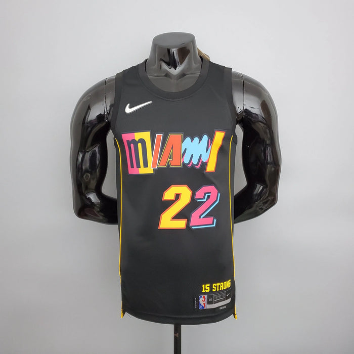 Camiseta de baloncesto de la NBA con el número 22 de Butler de Miami Heat