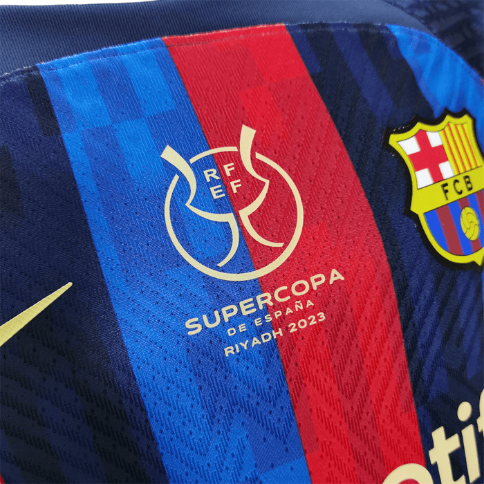 Barcelona 22/23 Home Supercopa de Espana - JERSEY4ALL