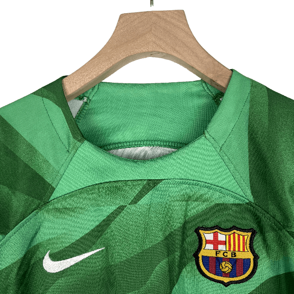 Barcelona 23/24 Kids Goalkeeper Green - JERSEY4ALL